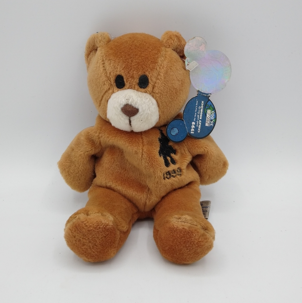 Planet Plush Boca Royal Carley Knoblach 1999 New Year's Bear Numbered Rare Vtg